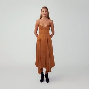 Fame and Partners Rust Dress